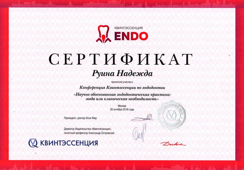 Сертификат 2 — Руина Надежда Александровна